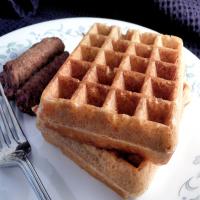 Healthy Sourdough Whole Grain Waffles and Pancakes image