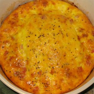 Ham and Cheese Omelet Casserole_image
