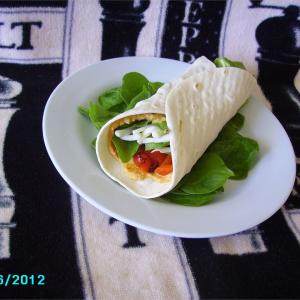 Hummus and Artichoke Wrap_image