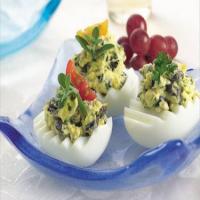 Olive and Herb Deviled Eggs image
