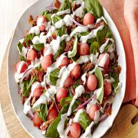 Spinach Salad with Bacon & Watermelon image