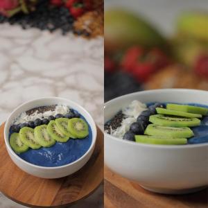Healthy Smoothie Bowl: Blue Magik Bowl: The Blue Lagoon Recipe by Tasty_image