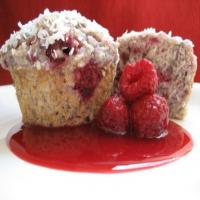 Coconut and Raspberry Muffins image
