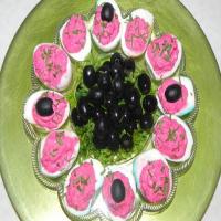 Red Beet Spread and Deviled Eggs_image