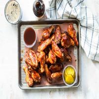Sticky Chicken Wings with Guinness Bbq Sauce_image