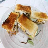 Sardine & Sliced Egg Sandwich image