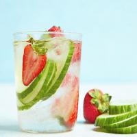 Strawberry-Cucumber Water image