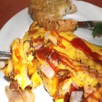 South Beach Diet Cheesy Ham Omelet_image