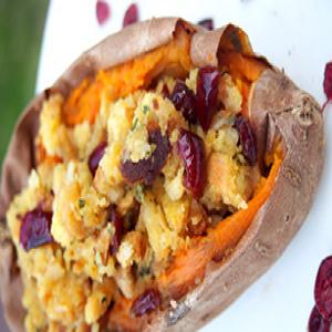 Cranberry Stuffed Sweet Potatoes_image