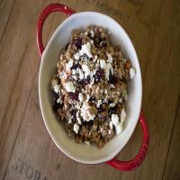 Wheatberry Salad With Dried Cranberries and Goat Cheese_image