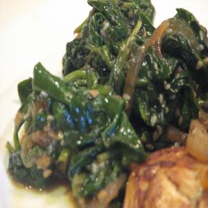 Sauteed Spinach With Sesame - Korean image