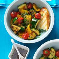 Grilled Vegetable Salad with Poppy Seed Dressing image