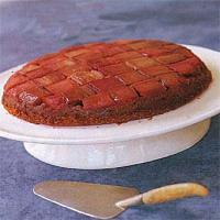 Rhubarb Anise Upside-Down Cake image