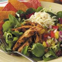 Spicy Chicken Salad with Mango Salsa_image