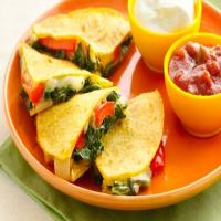 Gluten-Free Kale and Bell Pepper Quesadillas_image