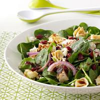 Chicken & Tortellini Spinach Salad image