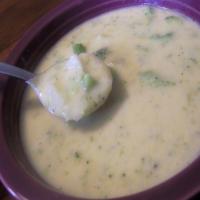 Cheesy Broccoli Potato Soup image
