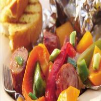 Grilled Maple Sausage and Butternut Squash Foil Packs_image