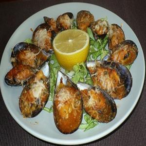 Mussels in Tomato Sauce and Parmesan image