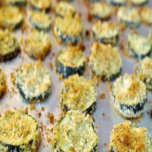 Greek style Baked Zucchini Chips_image