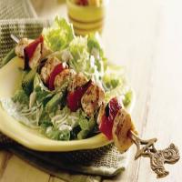 Grilled Chicken Kabob Caesar Salad_image
