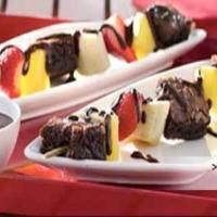Brownie and Fruit Kabobs_image