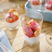 Coconut Pudding with Roasted Rhubarb image
