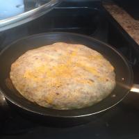 Sausage, Potato and Cheese Omelet image
