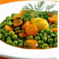 Greek Dilled Peas, Potatoes & Carrots_image