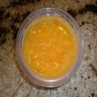 Peach Freezer Jam (Fruit Juice Sweetened) image
