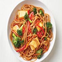 Spicy Tofu and Vegetable Lo Mein image