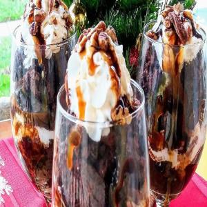 Decadent Gourmet Double Chocolate Turtle Pecan Trifle Recipe by Tasty_image