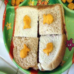 Goldfish Checkerboard Sandwiches image