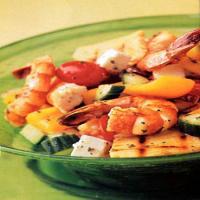 Grilled Shrimp Greek Salad image