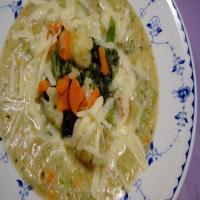 Potato Cheddar Soup With Broccoli and Cauliflower_image