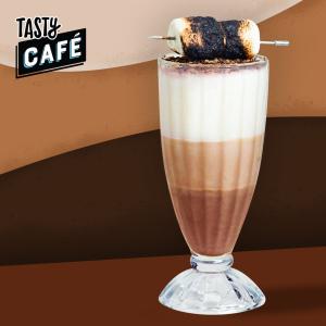 Hershey's-Inspired Layered Ombre Frozen Hot Chocolate Recipe by Tasty_image