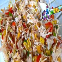Stir Fry Sweet and Spicy Peachy Slaw_image