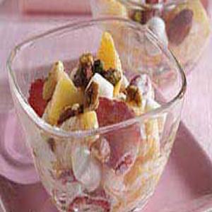 Nuts and Fruit Ambrosia Salad_image