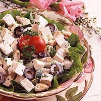 Greek Salad and Chicken_image