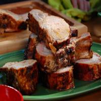 Grilled Rack of Pork with Sherry Vinegar BBQ Sauce_image