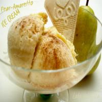 Pear and Amaretto Ice Cream_image