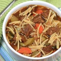 Peruvian Beef Noodle Soup (Sopa Criolla)_image