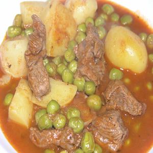 Croatian Lamb/Beef Stew With Green Peas_image