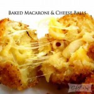Baked Macaroni and Cheese Balls_image