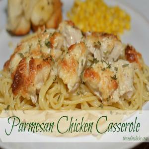Parmesan Chicken Casserole - The Cookin Chicks_image