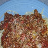 Quick and Easy Spaghetti with Meat Sauce_image
