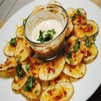 Baked Potato Slices (Cheesy Bacon Ranch) Recipe - (4.4/5) image