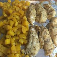 Sheet Pan Mustard Chicken with Roasted Butternut Squash image