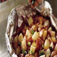 Grilled Smoky Cheddar Potatoes Foil Pack image