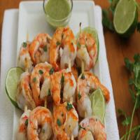 Grilled Shrimp with Cilantro Sauce_image